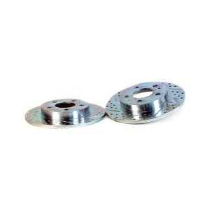 Cadillac DeVille Brake Rotor (2) - Front - Baer Brakes - Claw Performance Rotors - Zinc-Plated - `00-`05